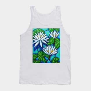 Nymphaea Blue Tank Top